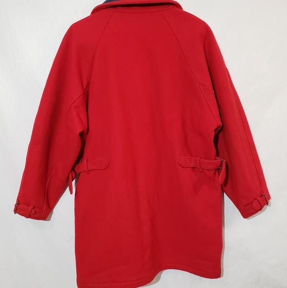 Woolrich wool coat red long coat - Picture 6 of 13